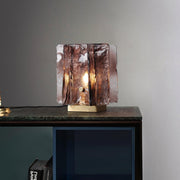 Amber Building Block Table Lamp-DWHOME
