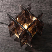 Amber Building Block Table Lamp-DWHOME