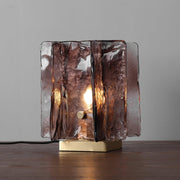 Amber Building Block Table Lamp-DWHOME
