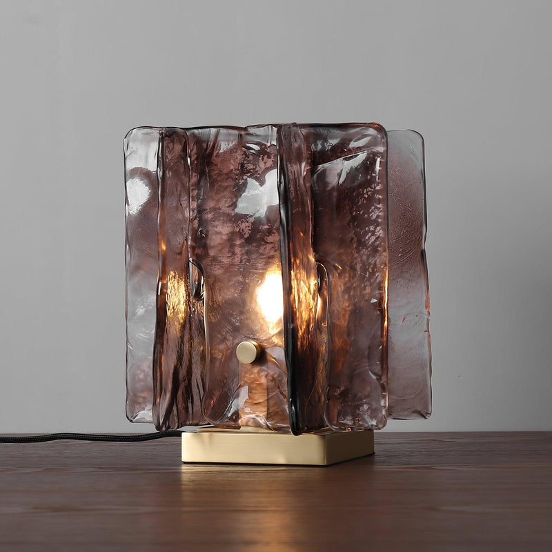 Amber Building Block Table Lamp-DWHOME