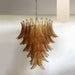 Amber Leaf Cascade Chandelier - DWHOME