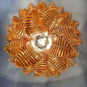 Chandelier Cascade Feuille d'Ambre - DWHOME
