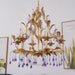 Amethyst Drops Crystal Chandelier - Vakkerlight