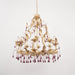 Amethyst Drops Glass Chandelier-DWHOME