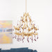Amethyst Drops Glass Chandelier-DWHOME