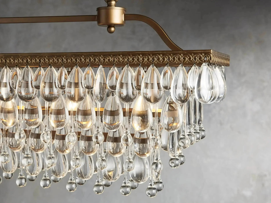 Anabella Rectangular Chandelier-DWHOME