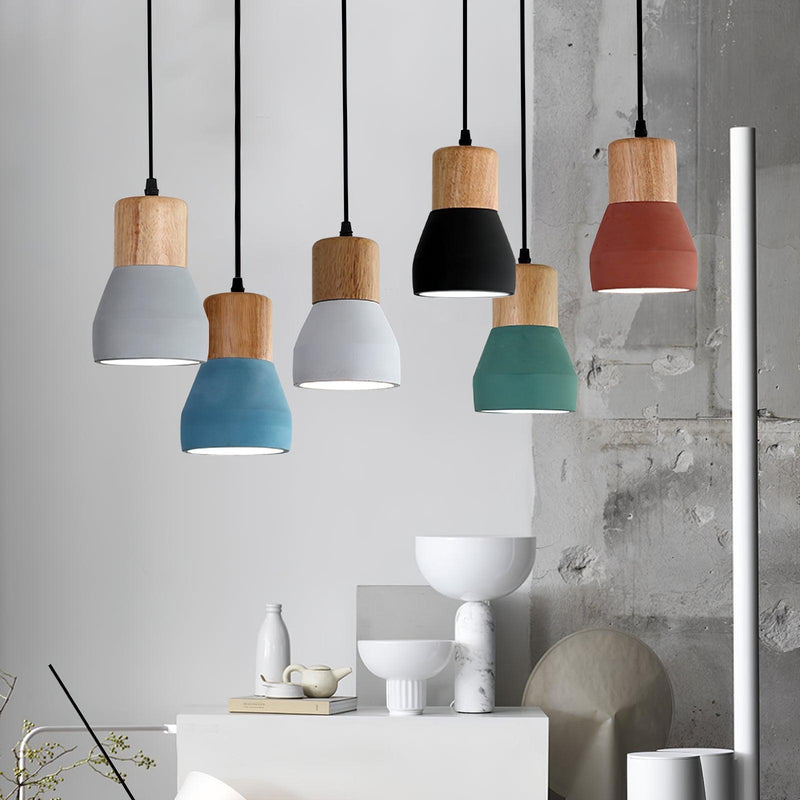 Andenon Cement Pendant Light-DWHOME