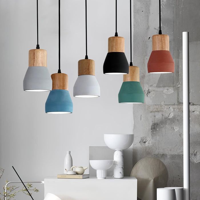 Andenon Cement Pendant Light-DWHOME