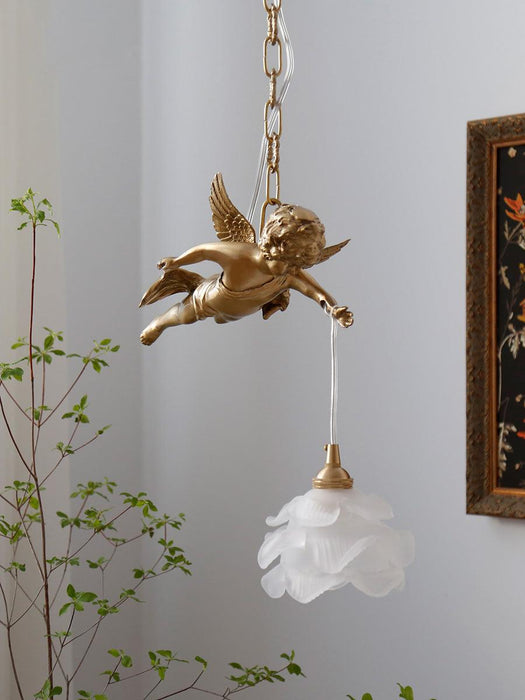 Vintage Angel Pendant Light.