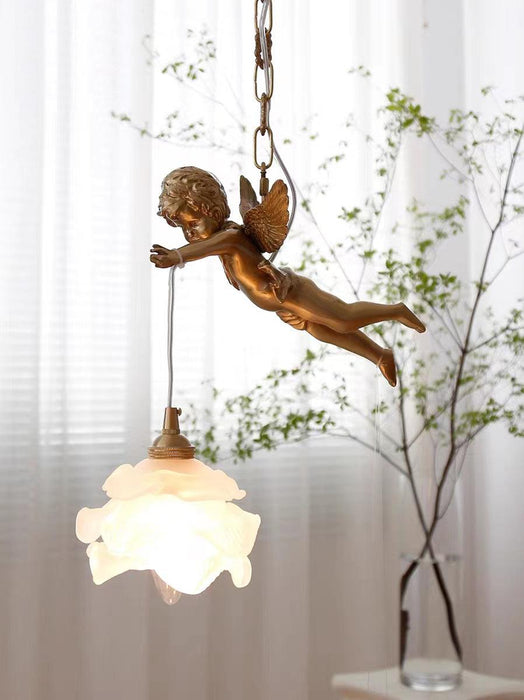 Vintage Angel Pendant Light.