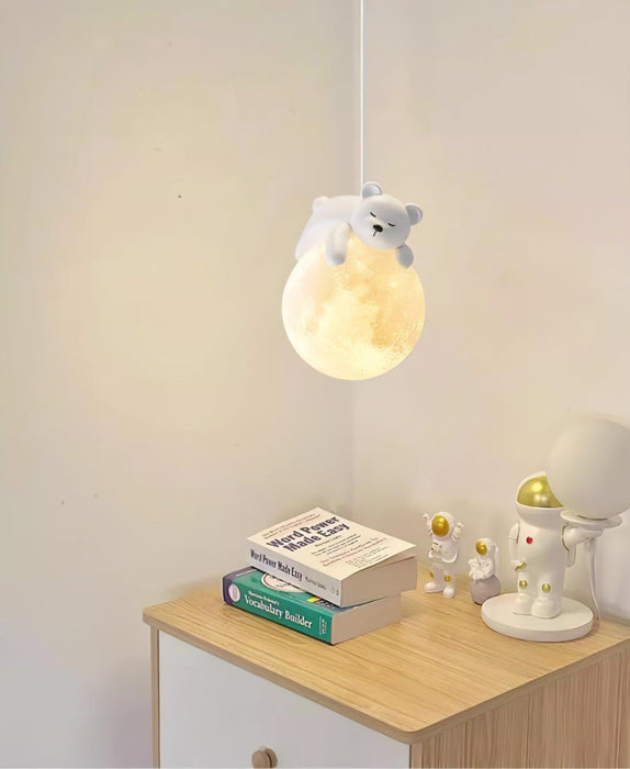 Animal Sleeping Pendant Lamp.