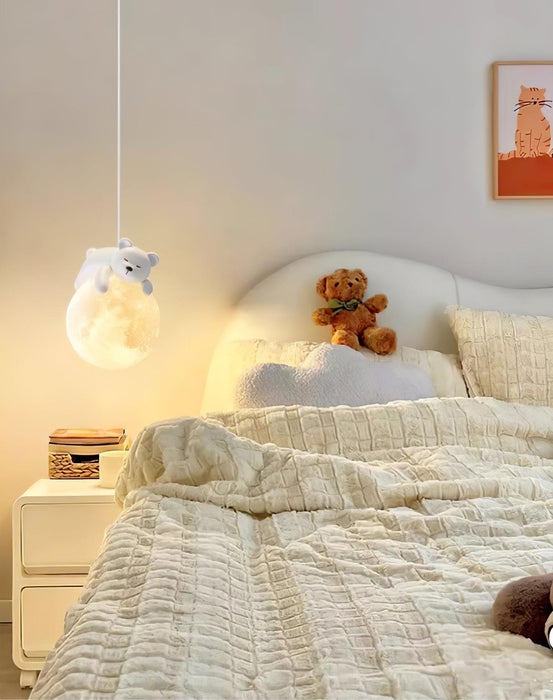 Animal Sleeping Pendant Lamp.