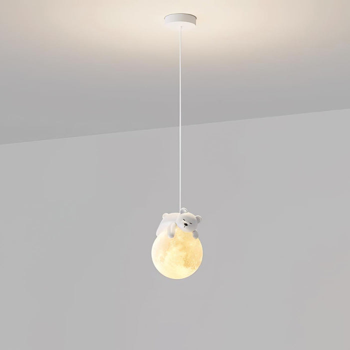 Animal Sleeping Pendant Lamp.