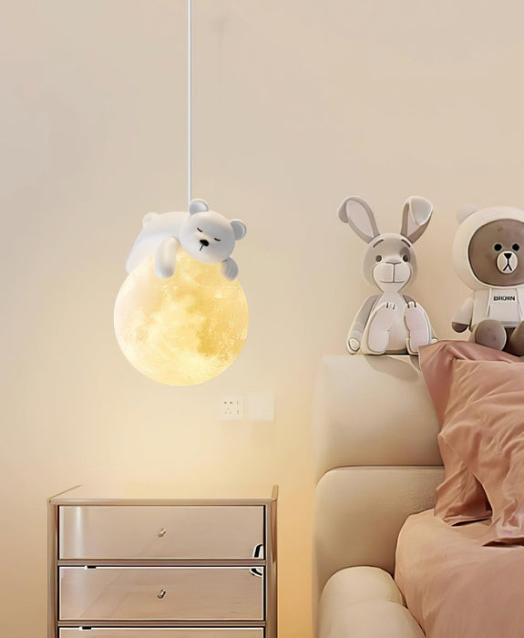 Animal Sleeping Pendant Lamp.