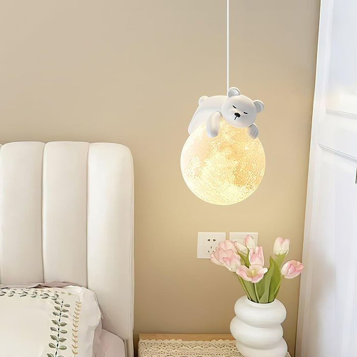 Animal Sleeping Pendant Lamp.