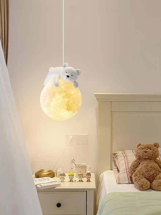 Animal Sleeping Pendant Lamp.