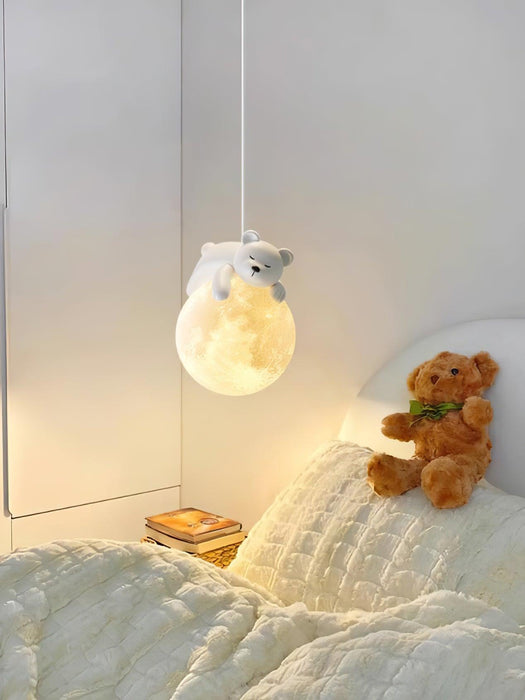 Animal Sleeping Pendant Lamp.