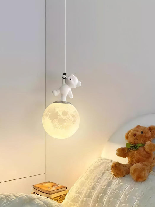 Animal And Moon Pendant Light.