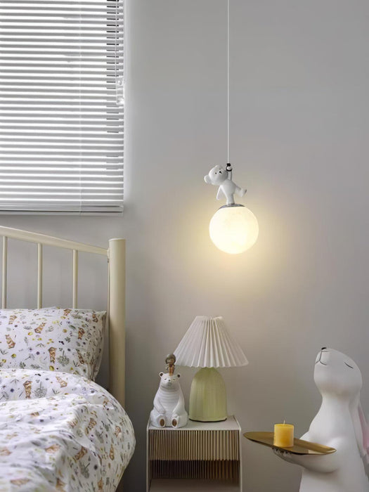 Animal And Moon Pendant Light.