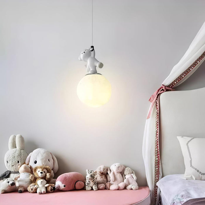 Animal And Moon Pendant Light.