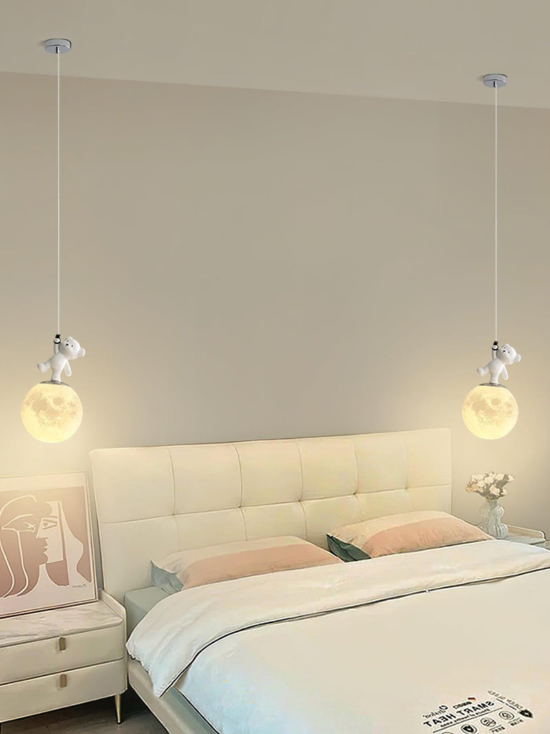 Animal And Moon Pendant Light-DWHOME