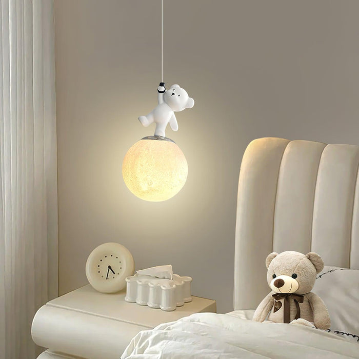 Animal And Moon Pendant Light.