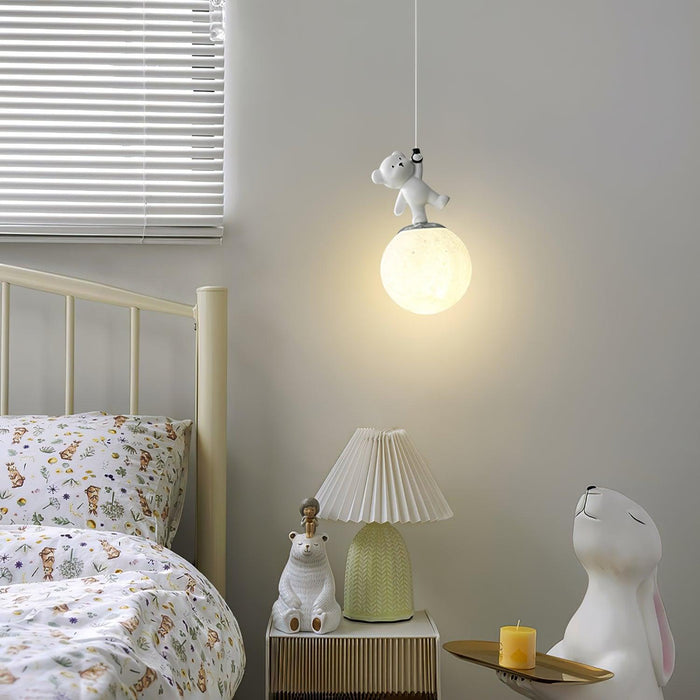 Animal And Moon Pendant Light-DWHOME