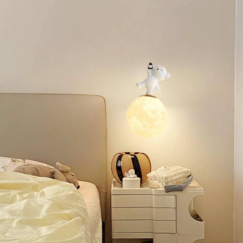 Animal And Moon Pendant Light-DWHOME