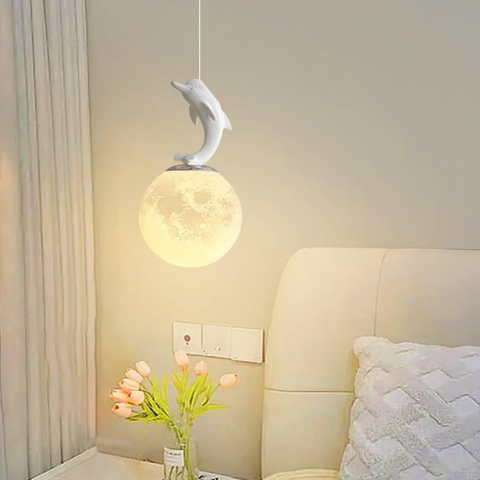 Animal And Moon Pendant Light.