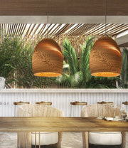 Luminaria Corrugated Board Pendant Light-DWHOME
