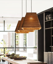 Luminaria Corrugated Board Pendant Light-DWHOME