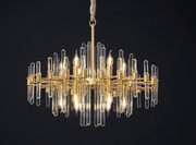 Vintage Antique Brass Chandelier-DWHOME