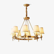 Antique Brass Chandelier-DWHOME