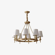 Antique Brass Chandelier-DWHOME