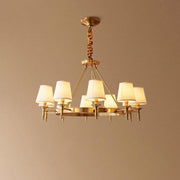 Antique Brass Chandelier-DWHOME