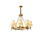 Antique Brass Chandelier-DWHOME