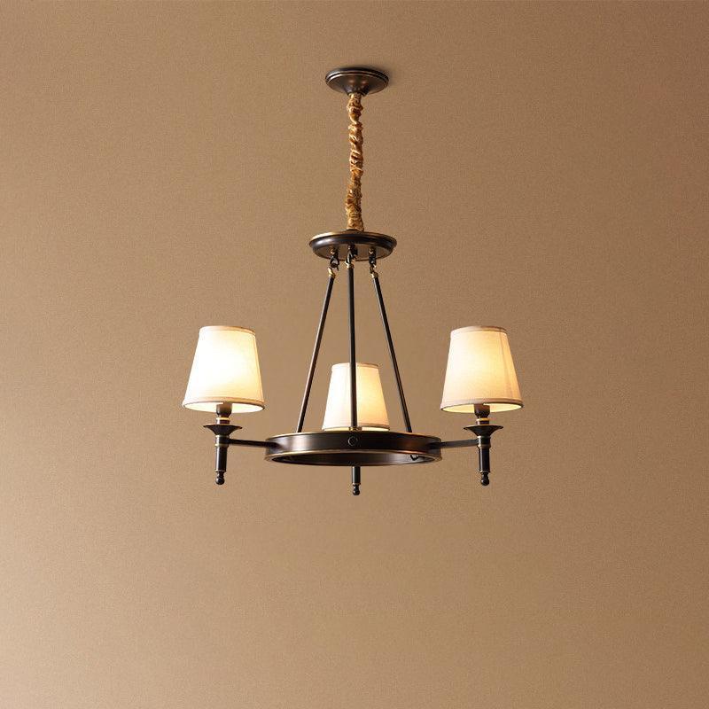 Antique Brass Chandelier-DWHOME
