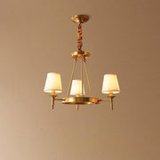 Antique Brass Chandelier-DWHOME