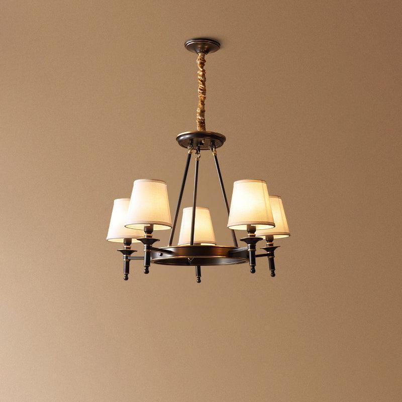 Antique Brass Chandelier-DWHOME