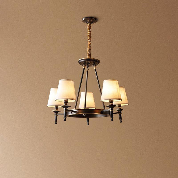 Antique Brass Chandelier - DWHOME