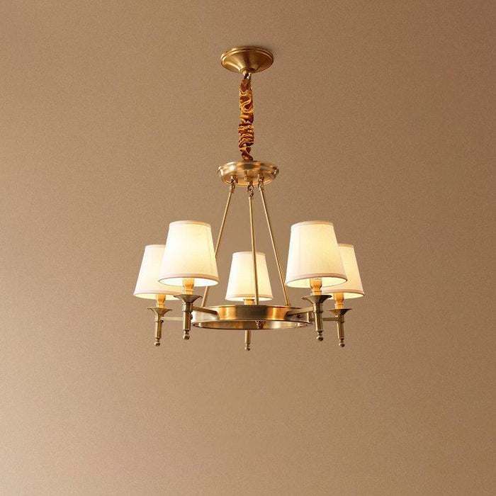 Antique Brass Chandelier - DWHOME