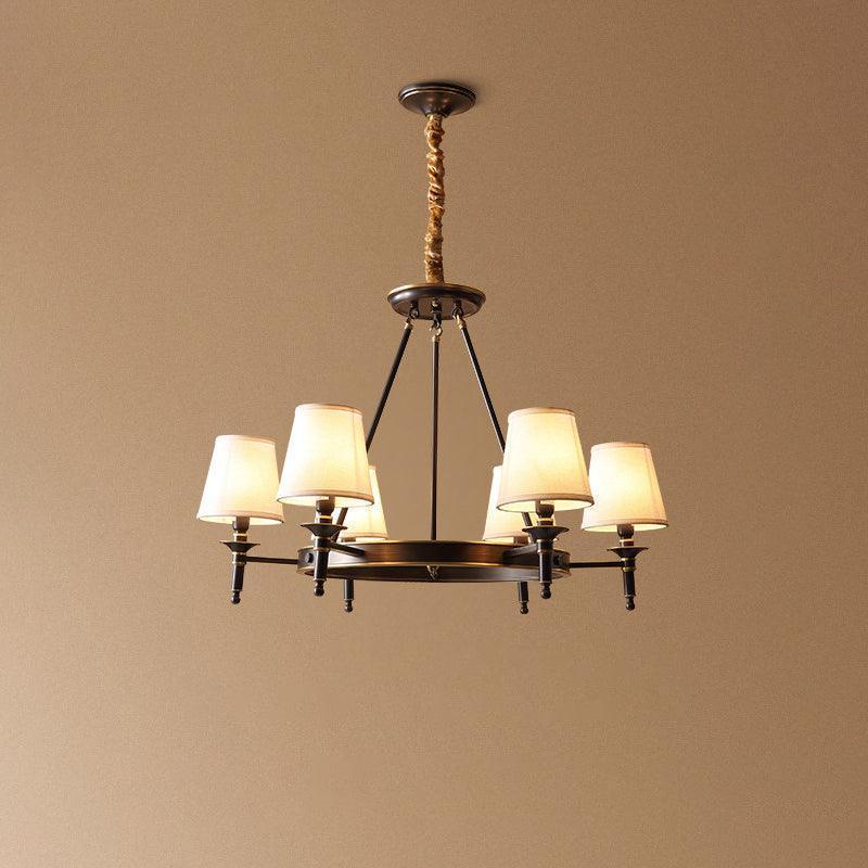 Antique Brass Chandelier-DWHOME