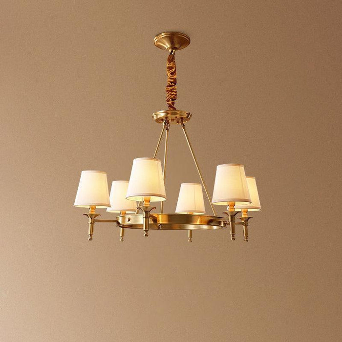 Antique Brass Chandelier - DWHOME