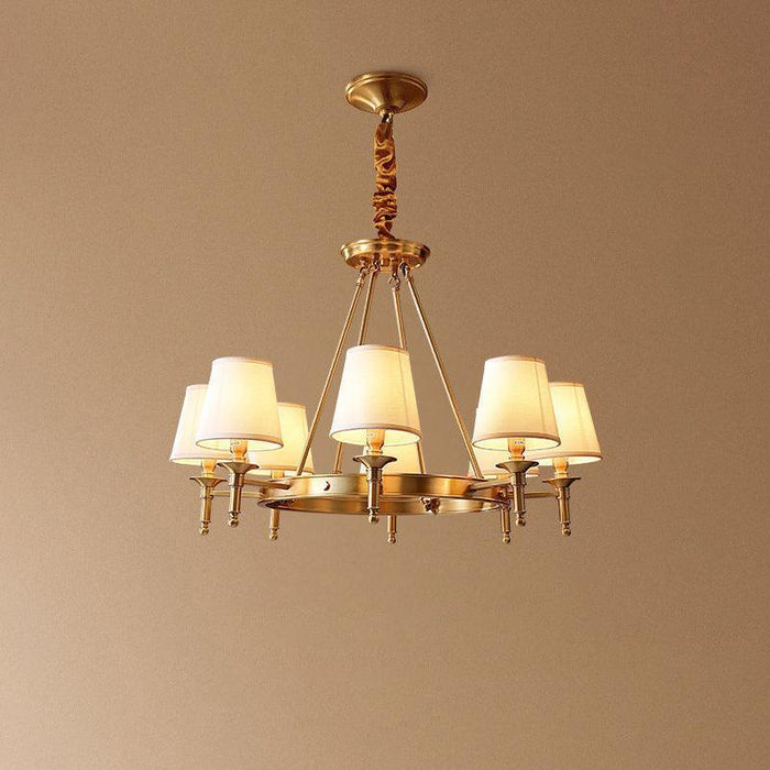 Antique Brass Chandelier - DWHOME