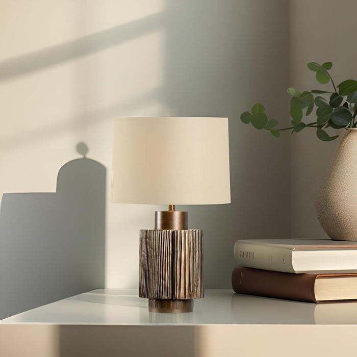 Antique Groove Table Lamp-DWHOME