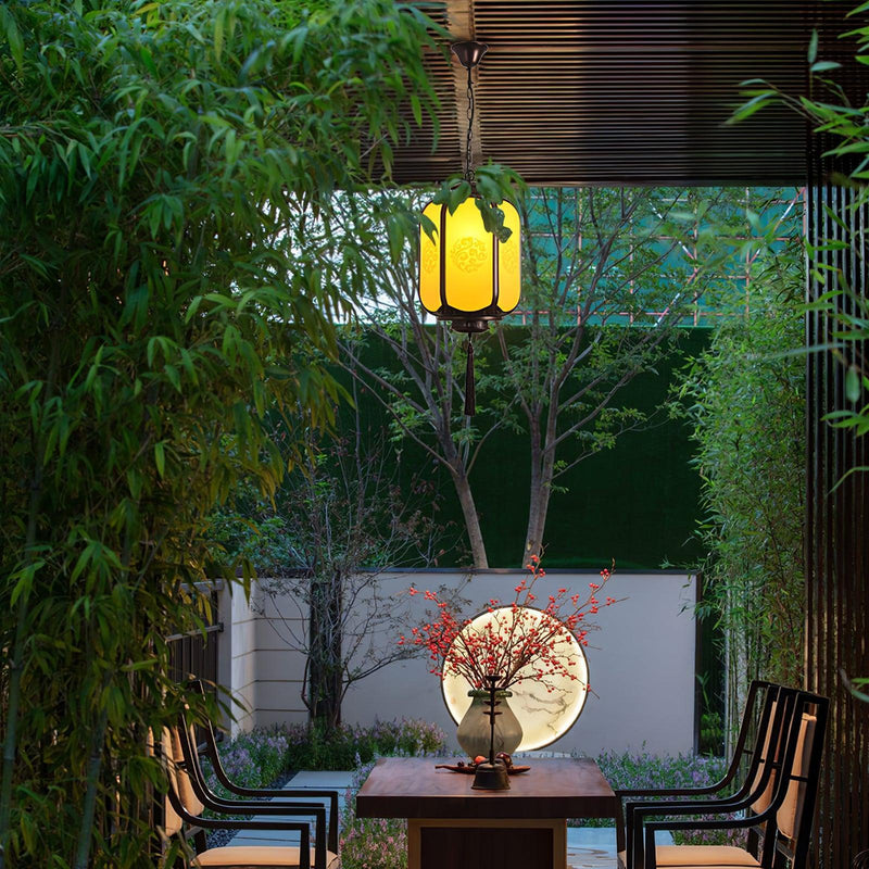 Antique Lantern Outdoor Pendant Light-DWHOME