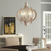 Antique White Style Chandelier-DWHOME