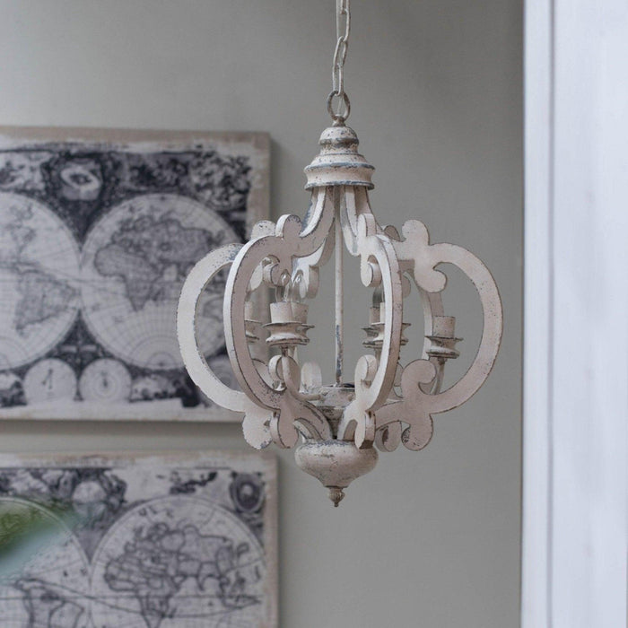 Antique White Style Chandelier - DWHOME