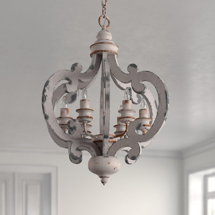 Antique White Style Chandelier - DWHOME