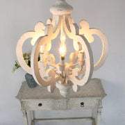 Antique White Style Chandelier-DWHOME